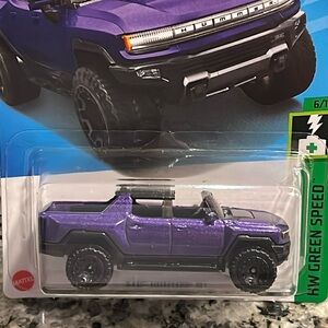 Hot Wheels GMC Hummer EV toy car truck purple Mattel